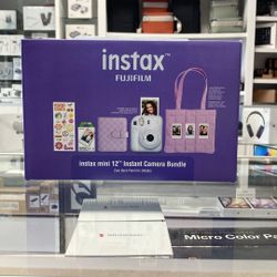 Instax Fujifilm Mini 12 Instant Camera Bundle Limited Time Sale 1/6