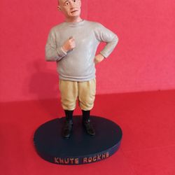 Limited Edition Knute Rockne figure statue. 