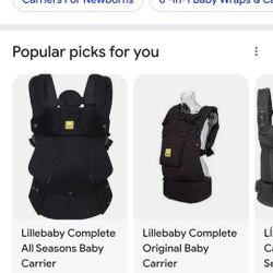 Lillebaby Baby Infant Carrier Black