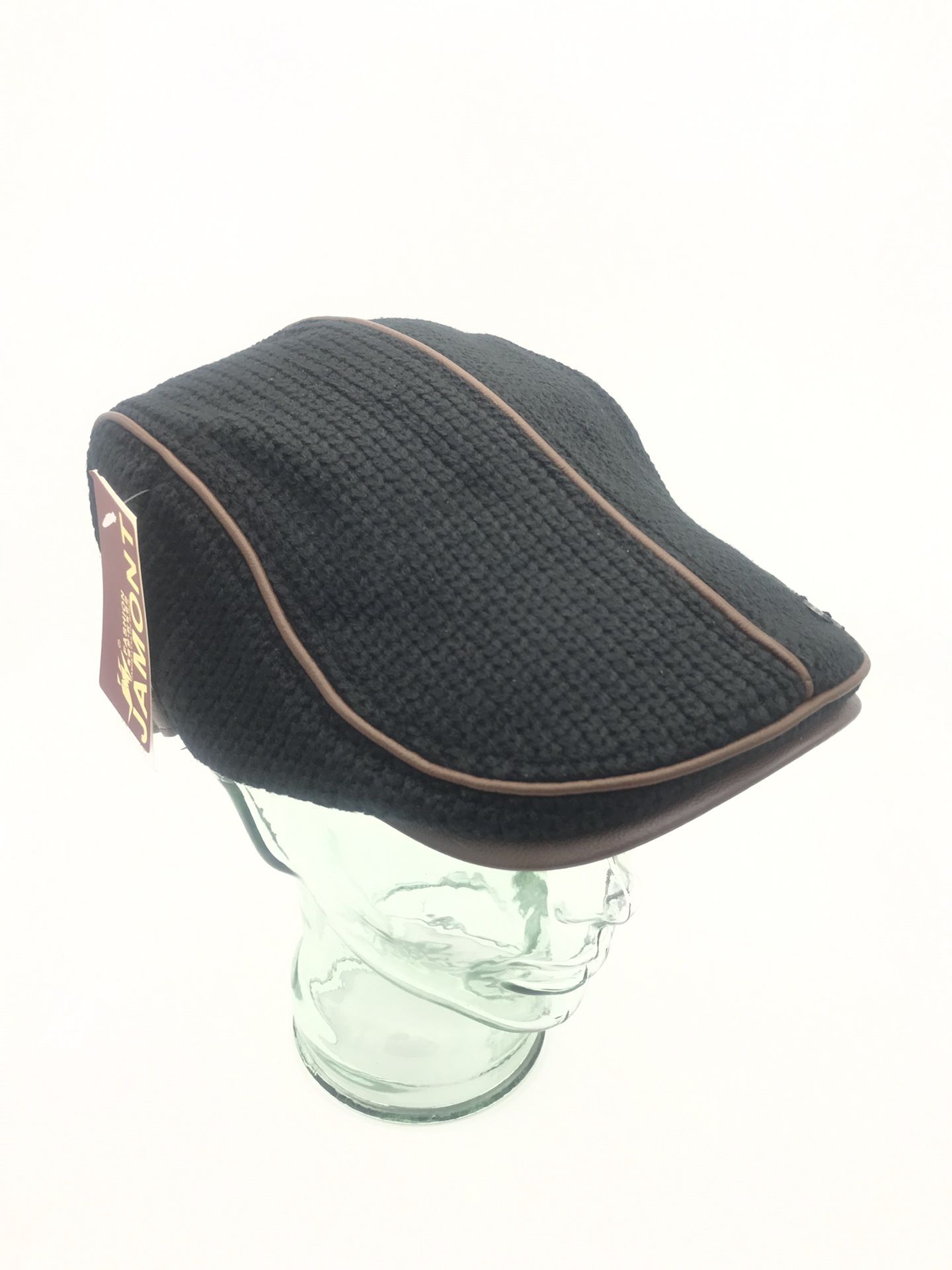 Knitted Beret for Men Black Boina Hombre Adjustable Hat *Free delivery within 5 miles