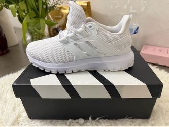 Adidas all white shoes