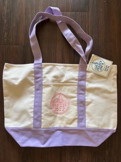 Trader Joe’s lavender tote bag