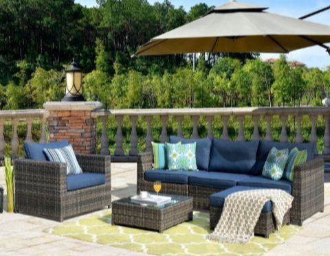 Brand New Patio Furniture Set 6 piece Modular Various Colors Available Patio Sofa Set Outdoor 🆕🚛🆕🚚🆕