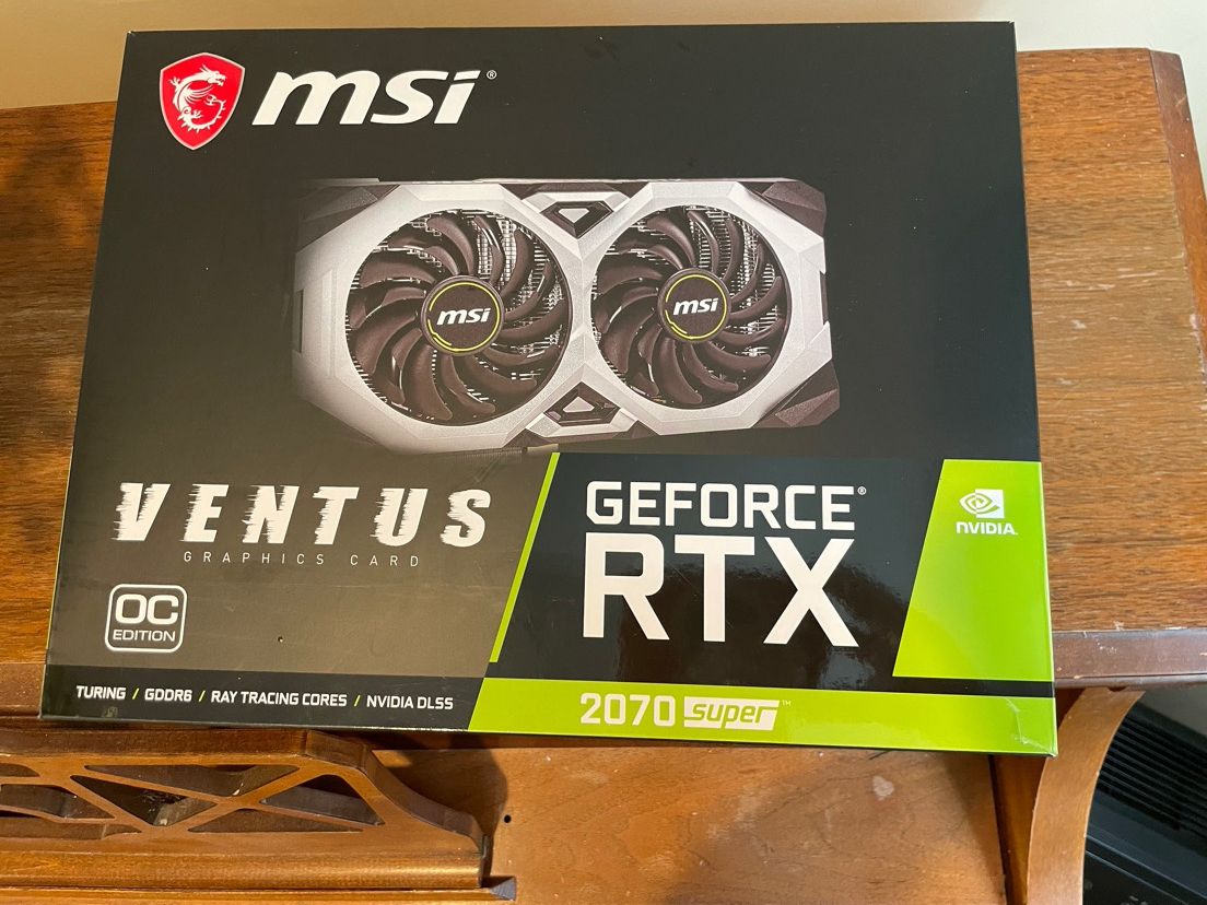 MSi 2070 Super Graphics Card