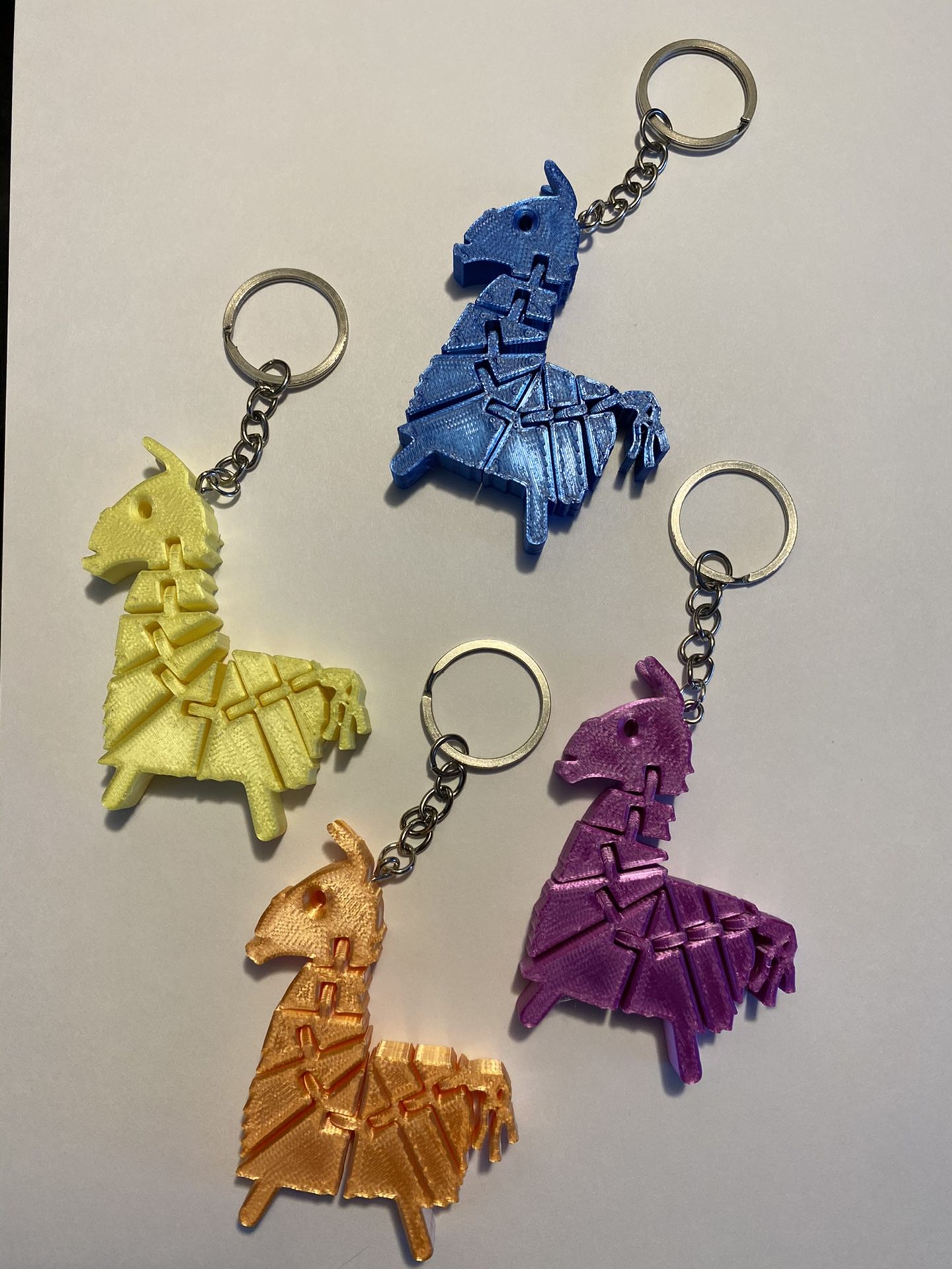 Loot Llama Fortnight keychain