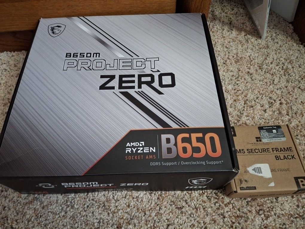 Msi B650m Project Zero mATXMotherboard