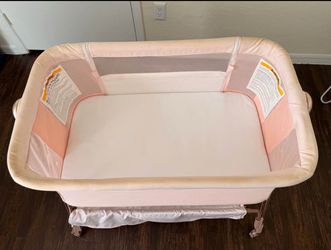 Pink Baby Bassinet