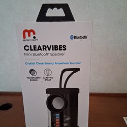 MYBAT PRO- ClearVibes Mini Bluetooth Speaker - Black/ NEW