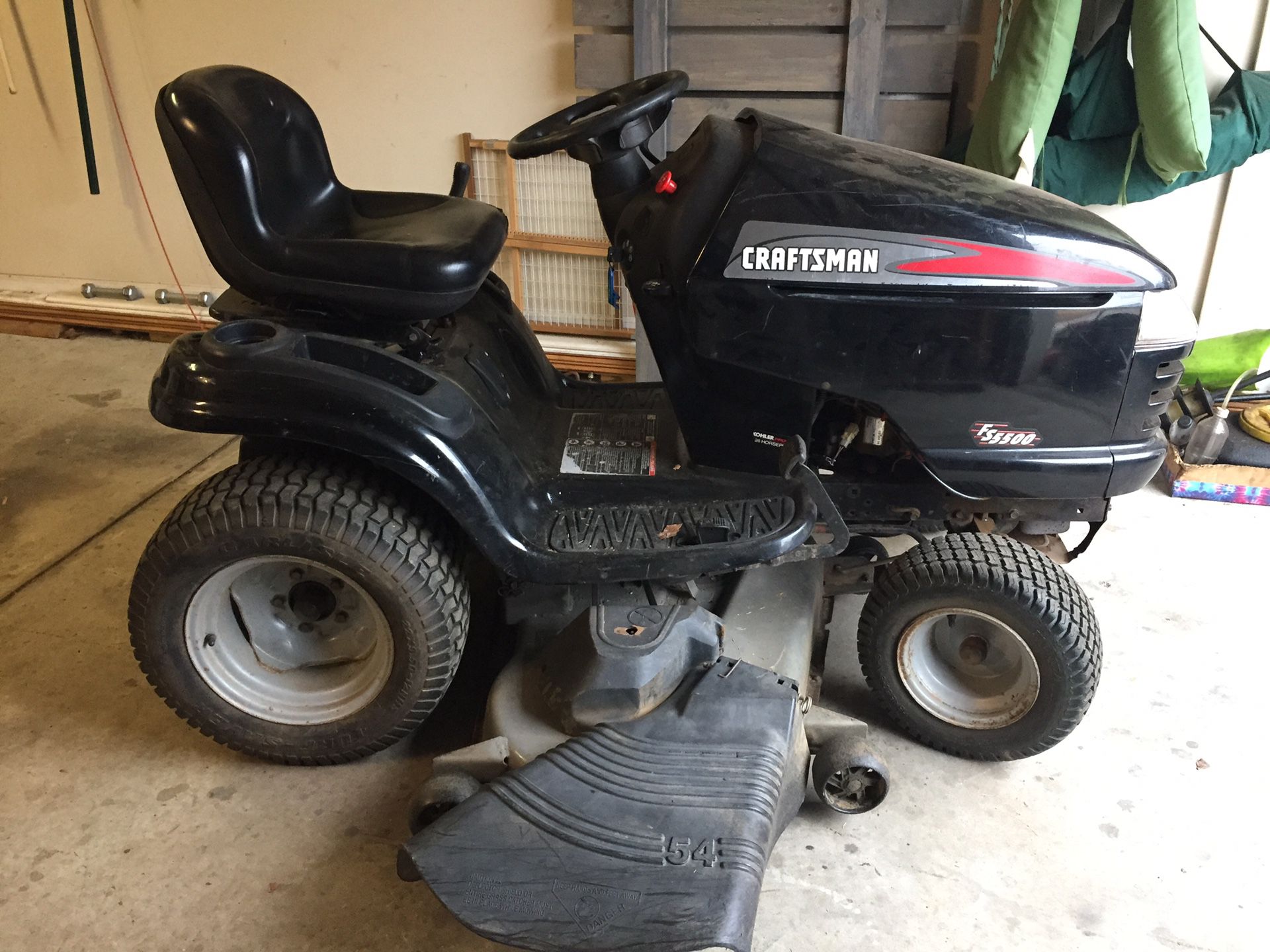 Craftsman FS5500 riding lawn mower