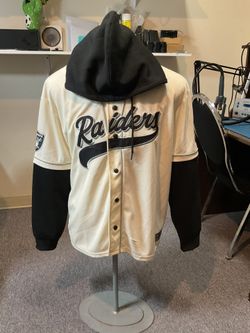 Raiders Baseball Style Jersey Size L