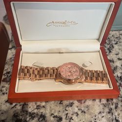 Runway Rose Gold-Tone Watch