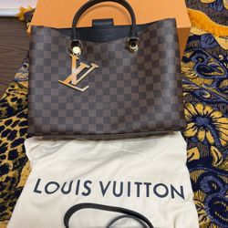 Louis Vuitton River Side Damier Ebene Purse