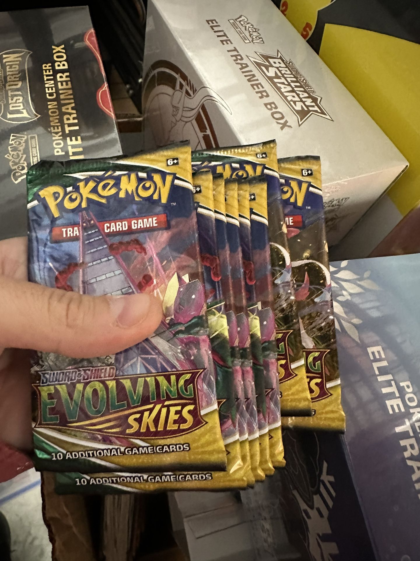 Evolving Skies Pokemon Packs
