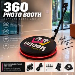 360 Photo Booth – Complete Setup + Accessories