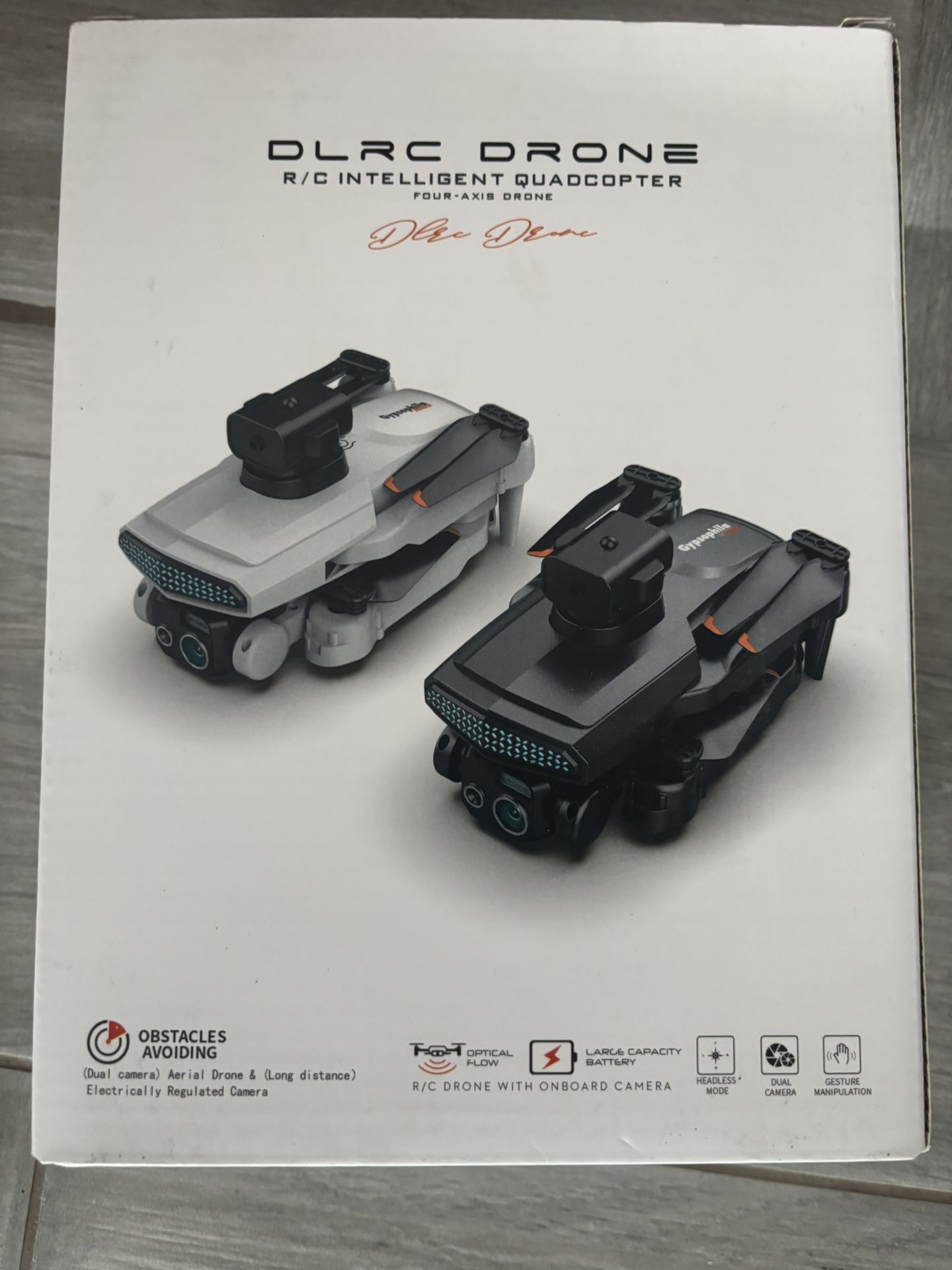 DLRC Drone R/C Intelligent Quadcopter Dual Camera 4K HD Wifi 2024 obstacle avoid