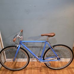 Fyxation Glacier Blue Pixel Fixie Bike