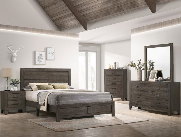 (New) King Bed Dresser MIRROR 1-Nightstand And Chester Drawer 875$