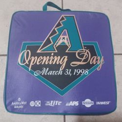ARIZONA DIAMONDBACKS OPENING DAY 1998 SEAT CUSHION