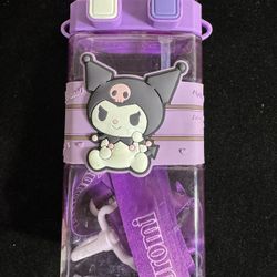 Kuromi Fashion Double Drinking Cup 520ML Purple