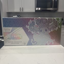 Pokemon Scarlet & Violet Prismatic Evolutions Super Premium Collection Box