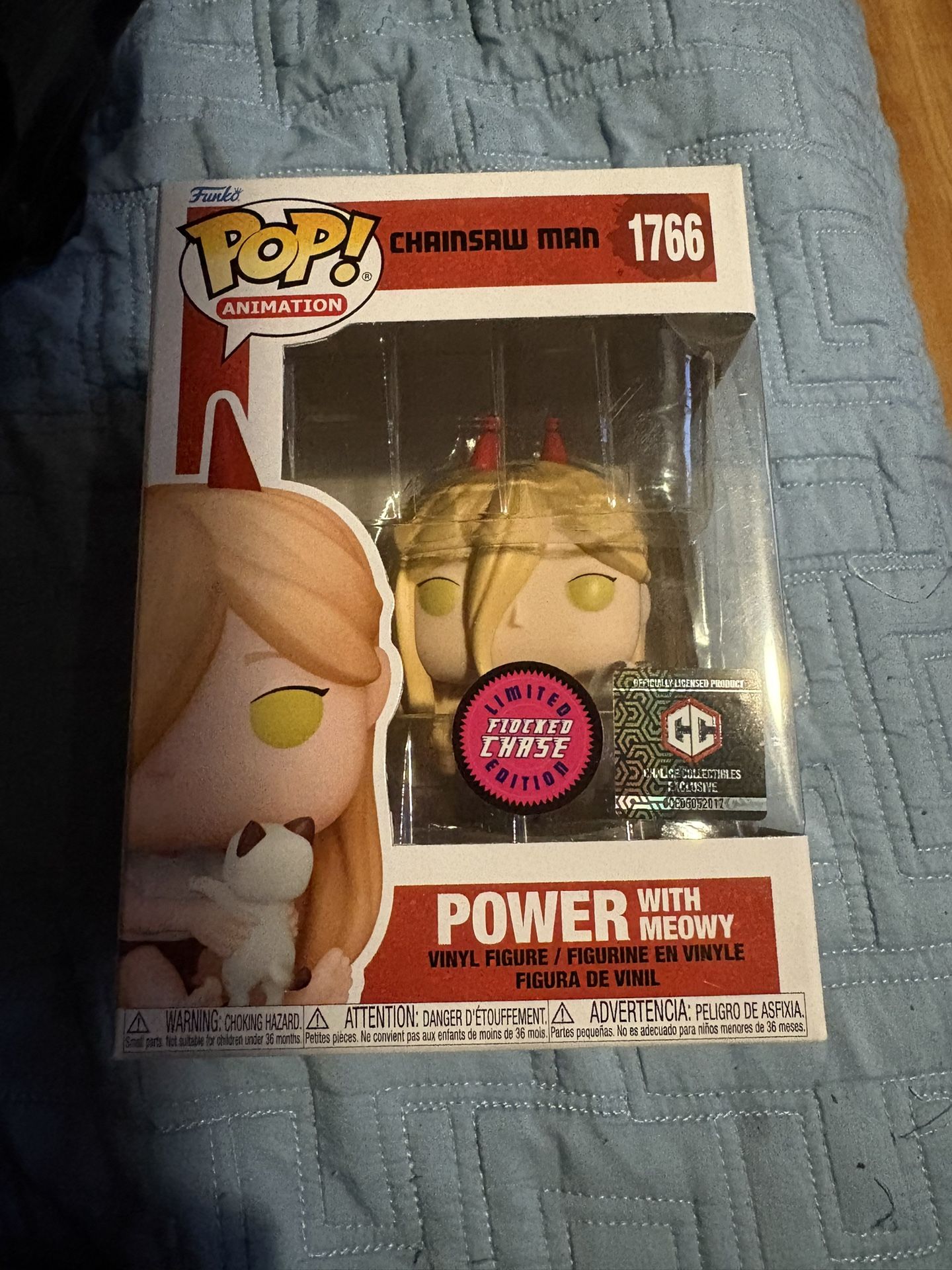 Power With Meowy (flocked Chase) Funko Pop