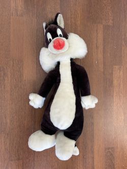 Vintage Warner Bros Looney Tunes Sylvester Plush 1993 