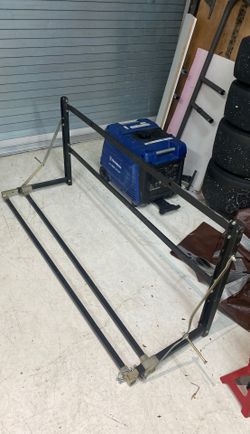 Trailer tire rack