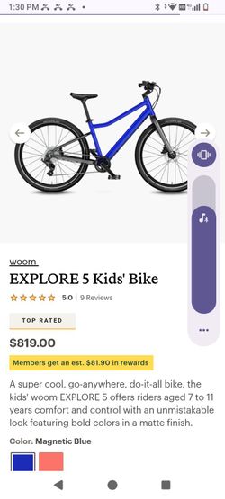 Woom explore  5 youth bicycle