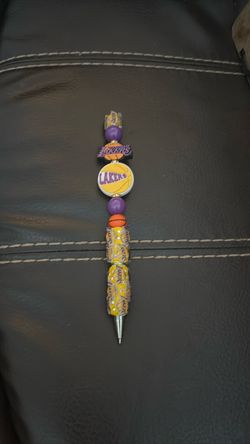 LA Lakers Beaded Decorative Pen