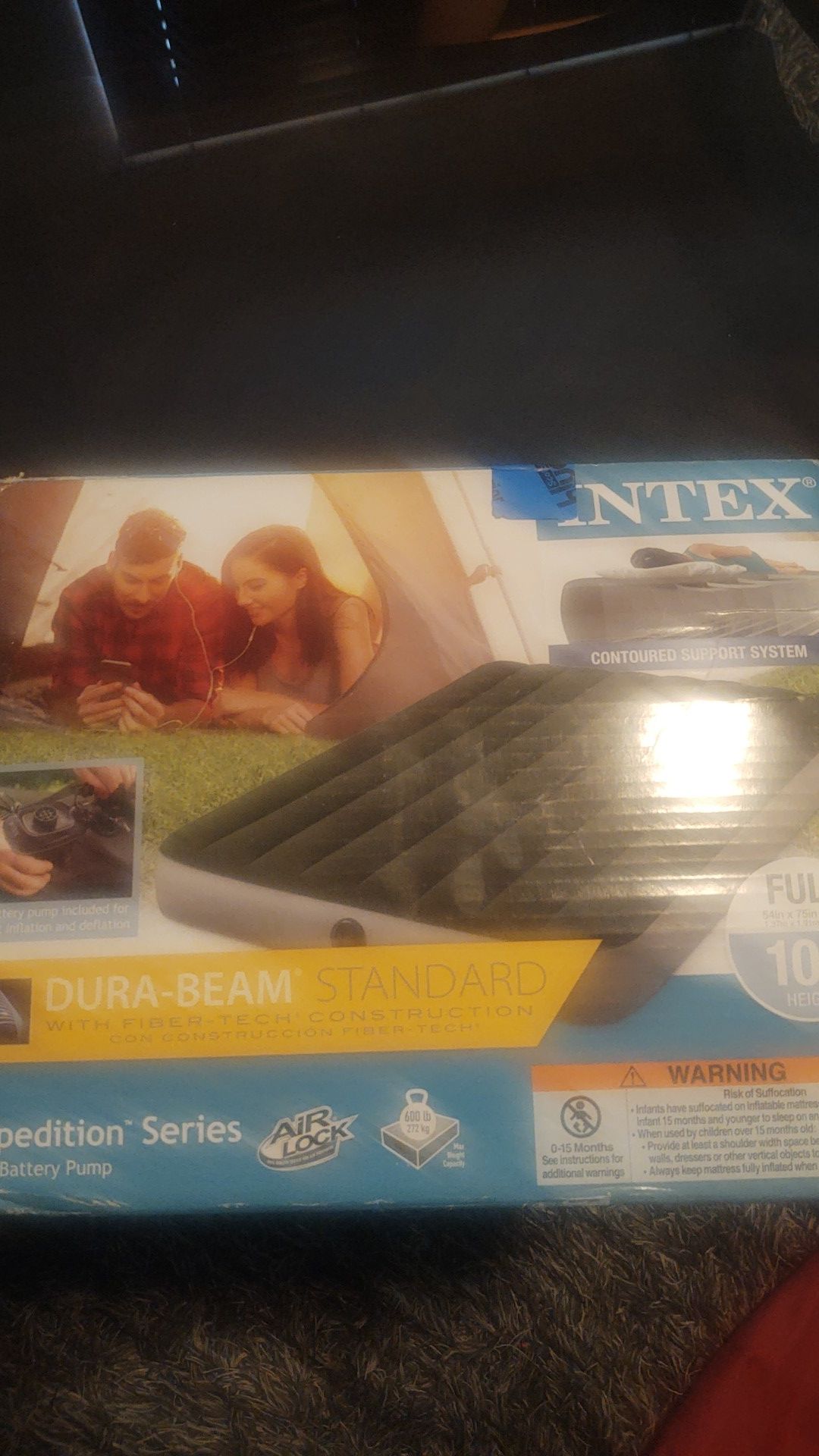Intex mattress for camping