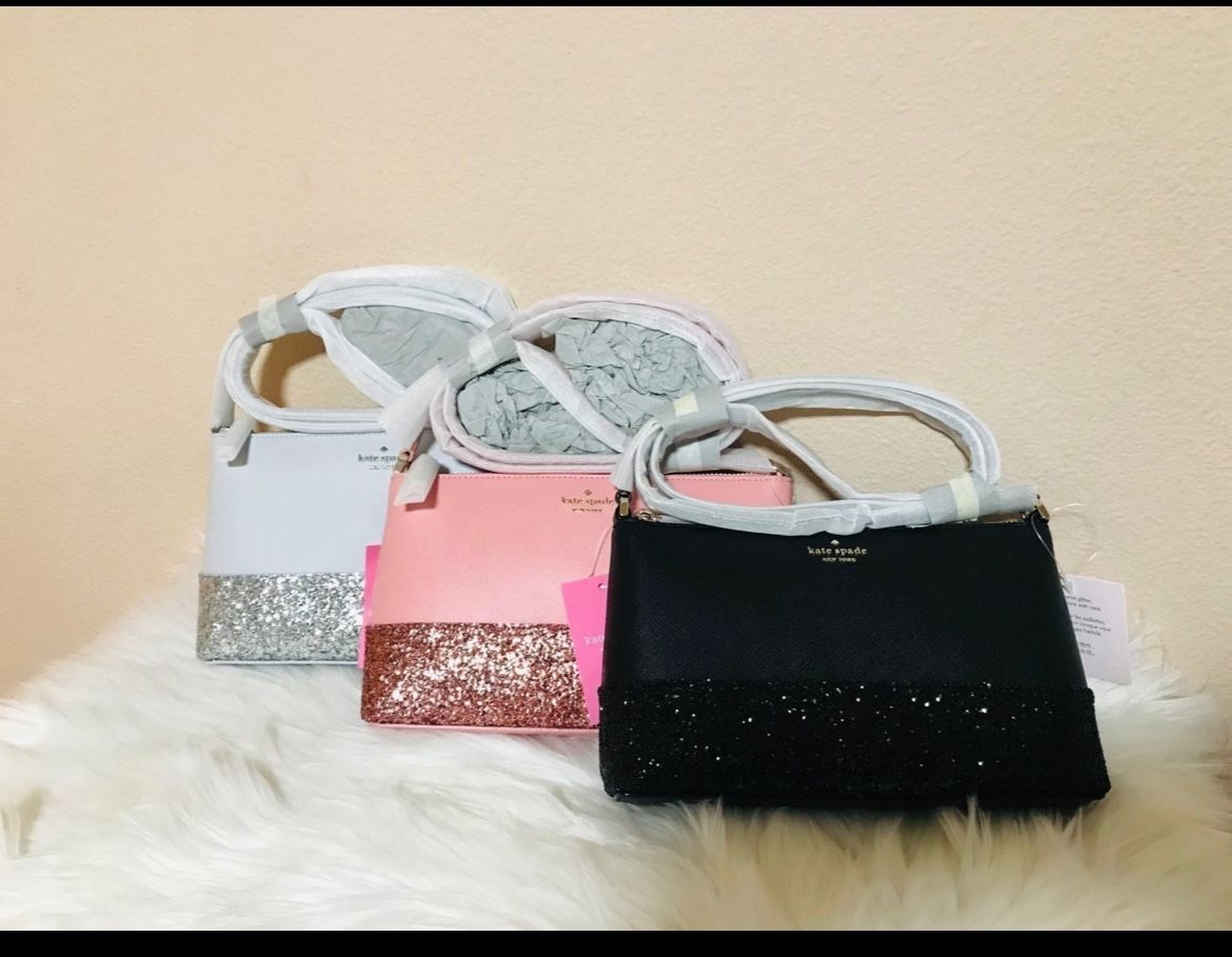 3 Kate Spade Flash Glitter Crossbody Bags