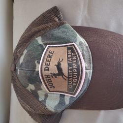 John Deere Camo/Pink Baseball Cap 