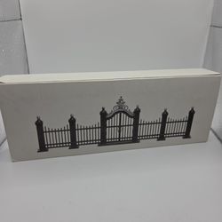 Depart 56 The Heritage Village Collection “Village Wrought Iron Gate And Fence”