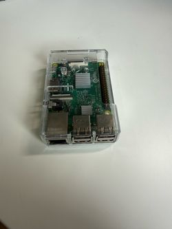 Raspberry Pi 3 Model B in Clear Case