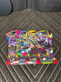 Pokémon TCG Mega Evolution Pitch Black Booster Packs single sleeves 100 Available