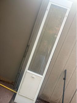 Large sliding dog door