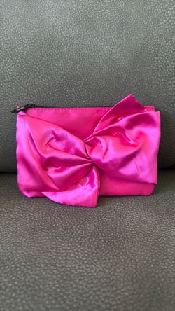 New Ipsy Travel Makeup Toiletry Makeup Bag Pouch Red Pink Black
