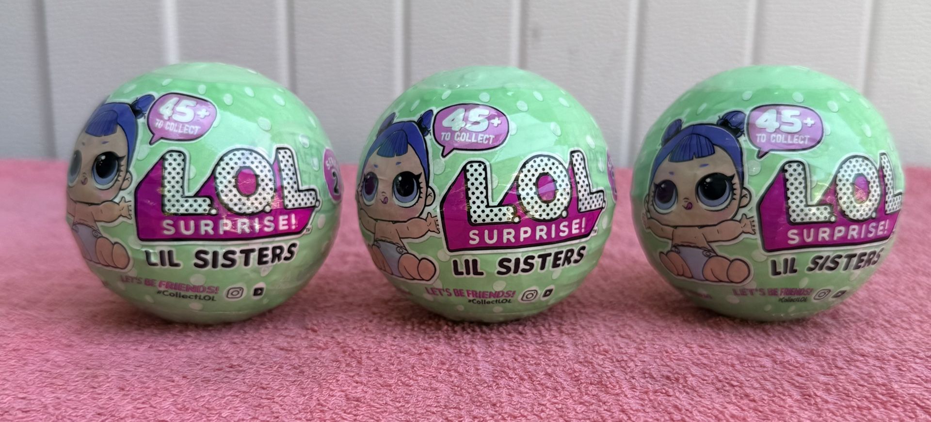 LOL surprise lil sisters series 2 wave 2 (lot 3)