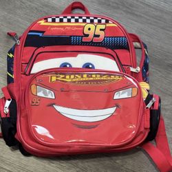Light McQueen Backpack W/ Lights 