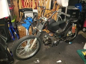 Frankenstein moped