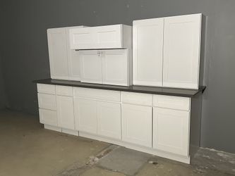 New White Shaker Cabinet Set