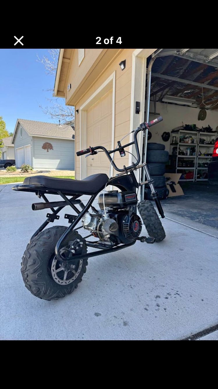 Custom Mini Bike 212cc Predator Stage 2 (60+mph.)