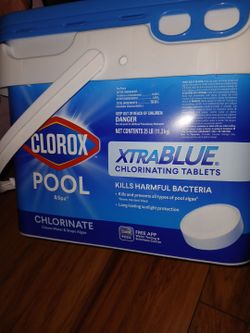 Pool clorox chlorimating tablets