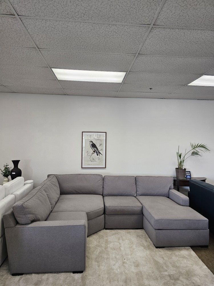 4-PC Fabric Sectional Sofa