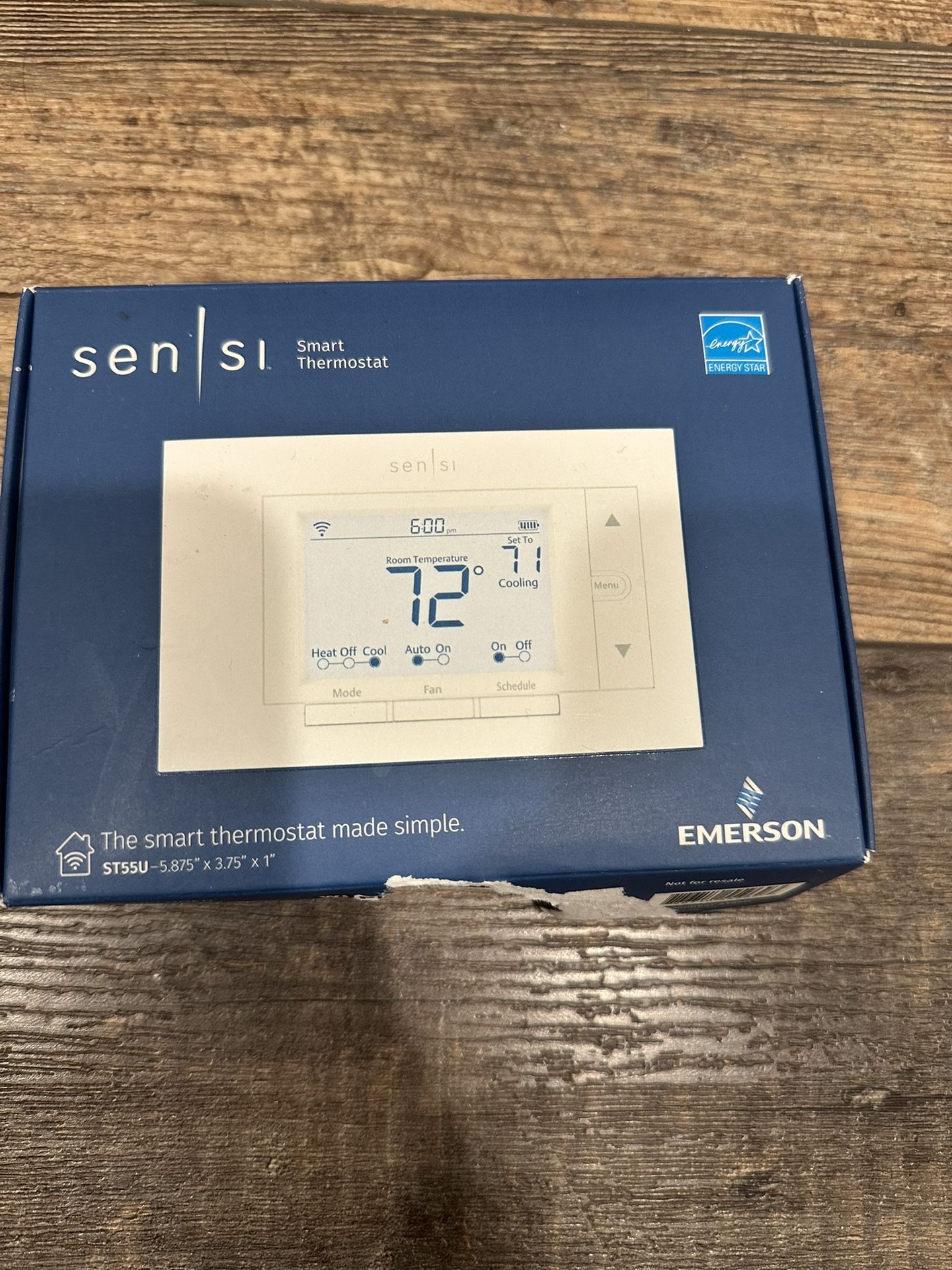 Emerson Sensi Smart Thermostat (model ST55U)