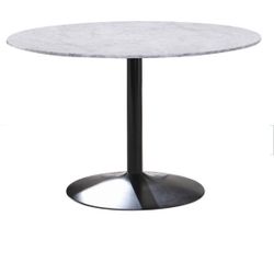 Round Marble Pedestal Dining Table 