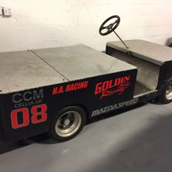 Golf cart flat bed. Custom Built