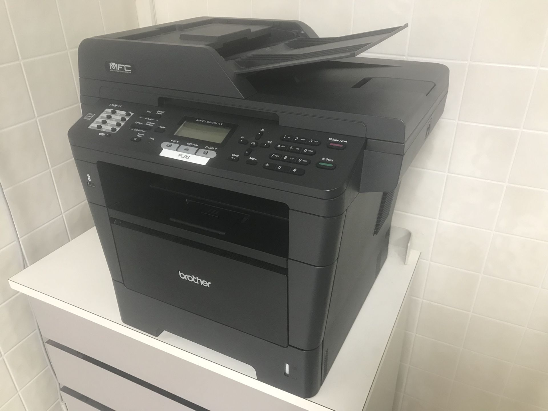 Brother MFC-8910DW Fax, Scan, & Copier Machine.