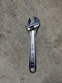 Snap on 8” adjustable wrench