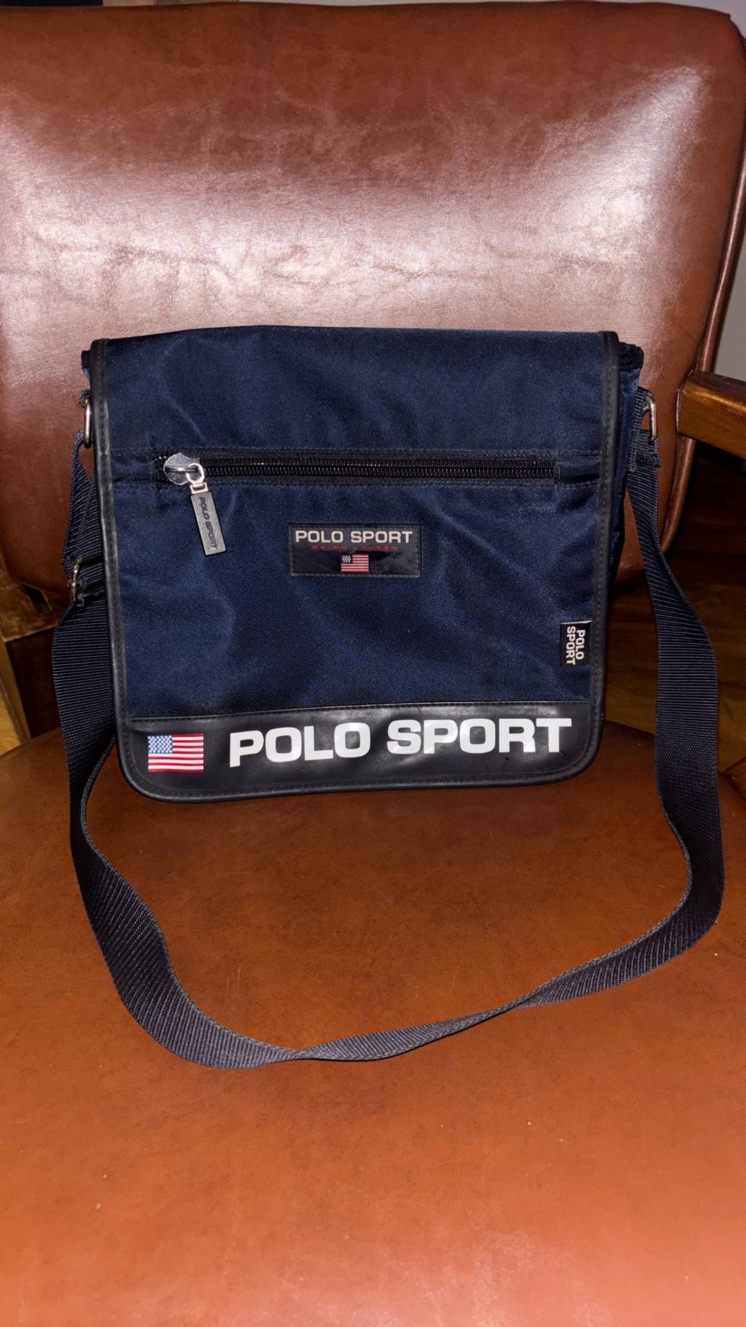 Vintage 90’s Polo Sport Ralph Lauren Messenger Shoulder Strap Bag CrossBody Bag